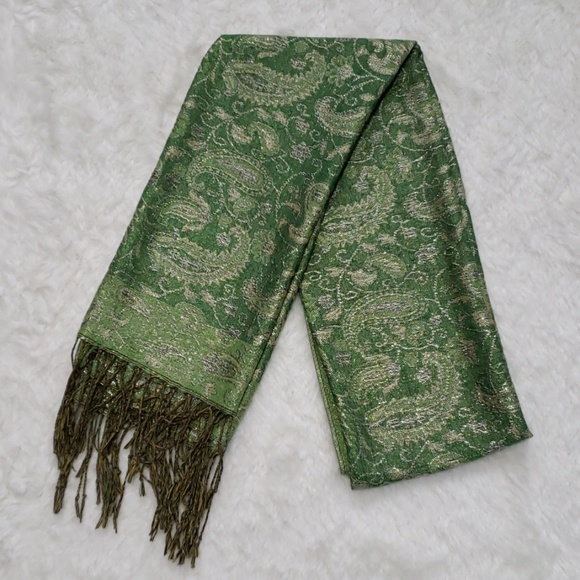 Accessories - Shiny Double Sided Scarf/Wrap